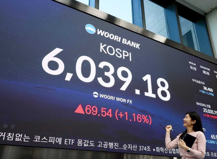KOSPI Surges Past 6,000 Driven by Chip Stocks