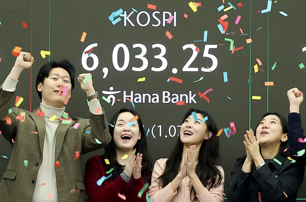 Kospi Soars to 6,000: Chip Stocks Drive Market Rally