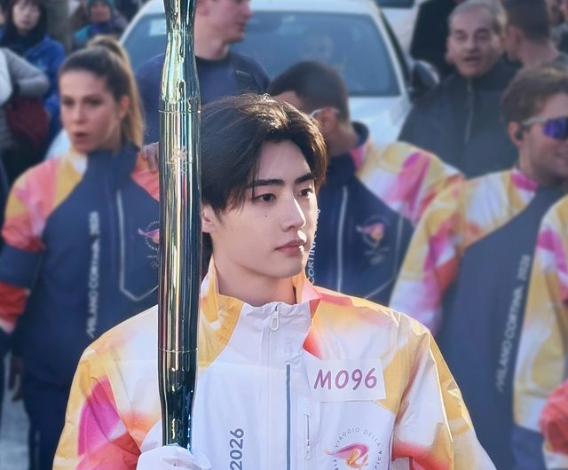 Sunghoon Enhypen Winter Olympics 2026 Torch Relay