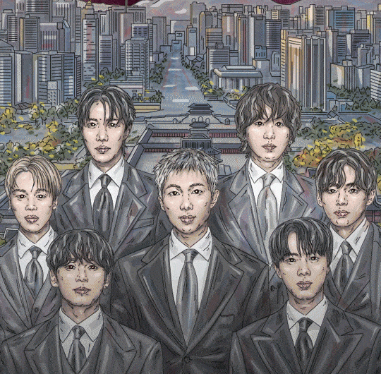 BTS Comeback Concert Gwanghwamun Graphic News