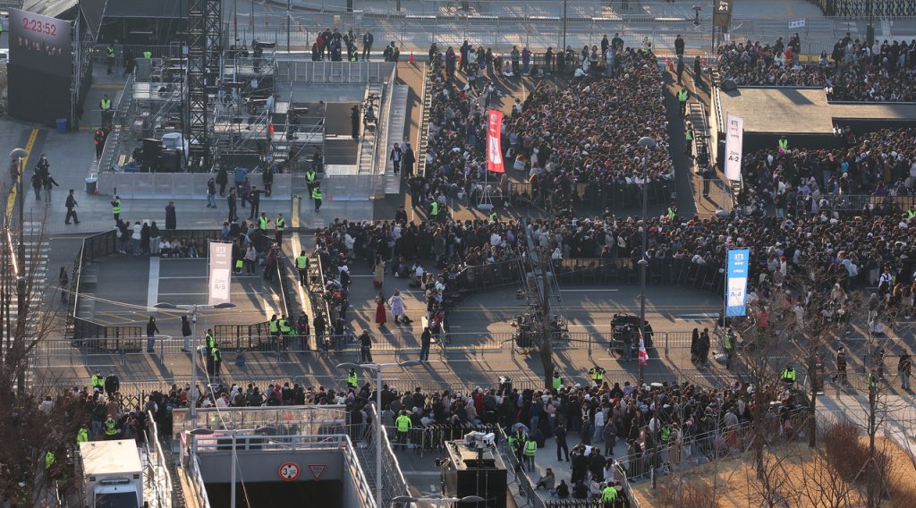 BTS Comeback Gwanghwamun Celebration Historic