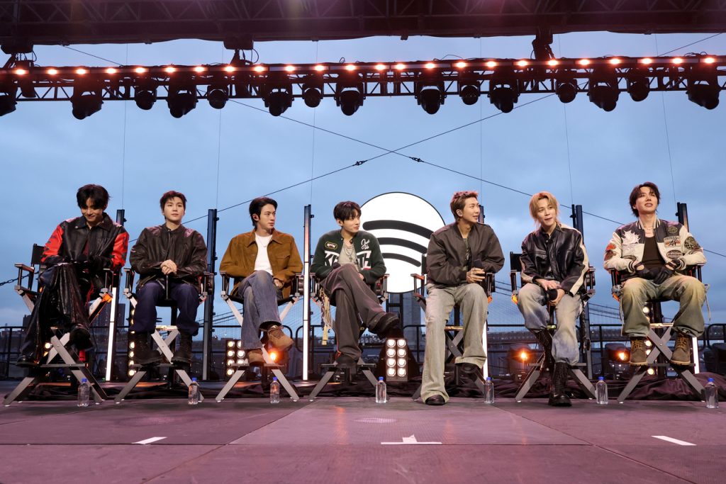 BTS Spotify Showcase New York US Return
