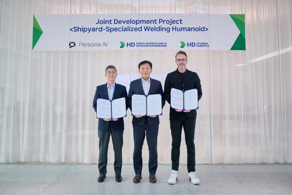 HD Hyundai Develops Welding Humanoid Robots for Shipbuilding