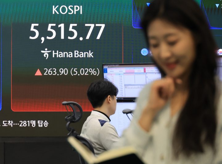 Kospi Surges 5% on Easing Middle East Tensions