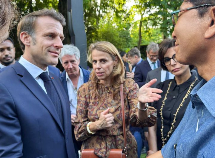 Lee Soo-man Macron Seoul Meeting