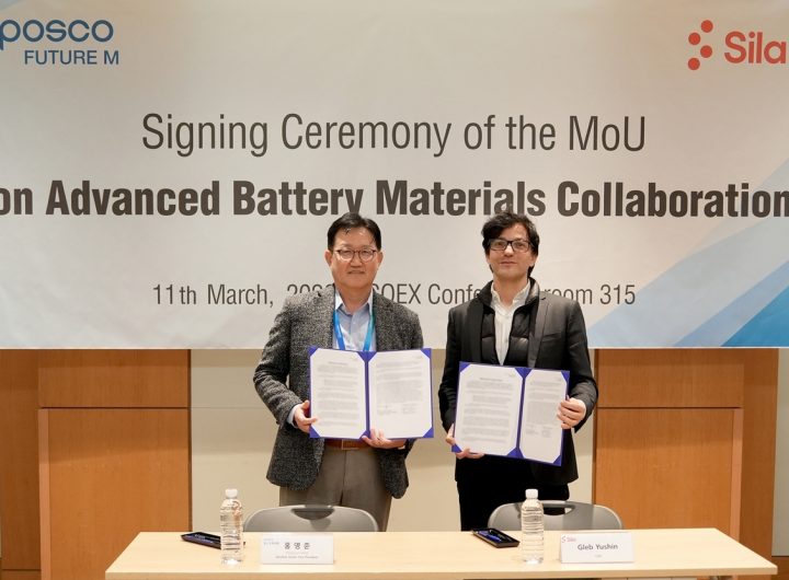 Posco Future M Sila Battery Materials Partnership