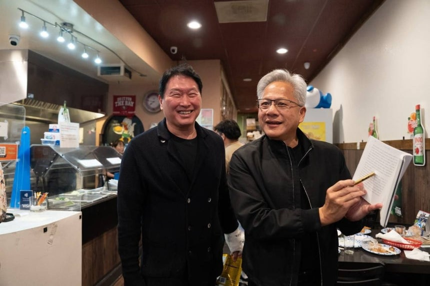SK Group Nvidia CEO Meeting GTC
