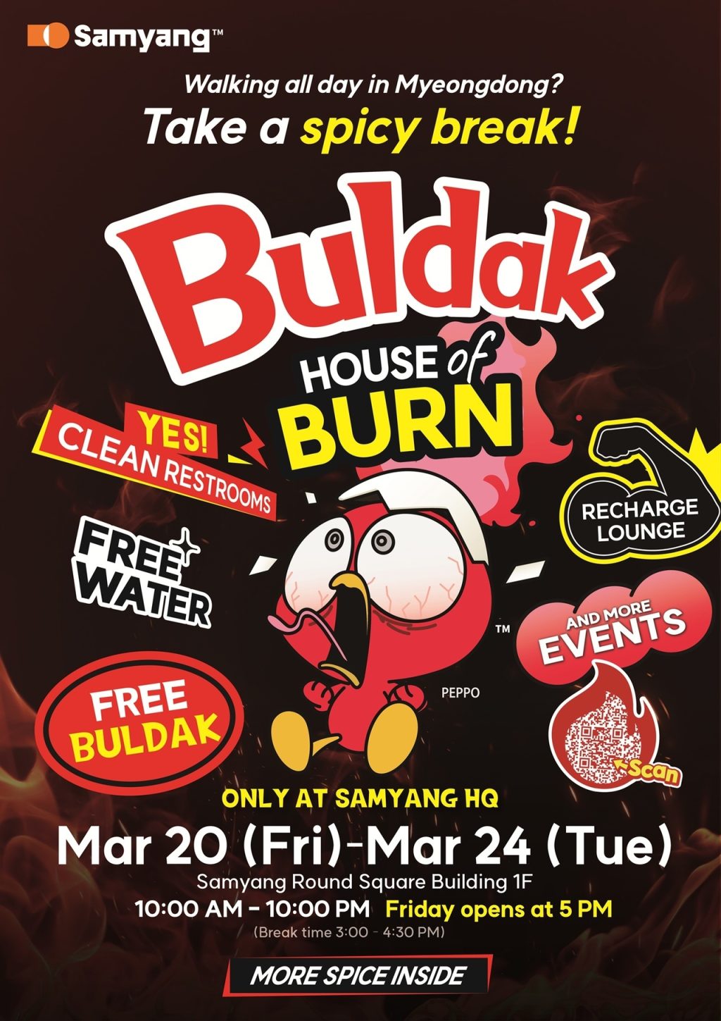 Samyang Buldak Pop-Up: Seoul's "House of Burn" Event
