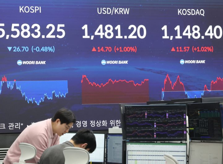 Seoul Stocks Down, Middle East Tensions, Korean Won Weakens