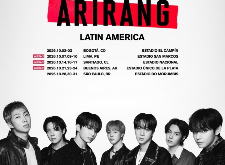 BTS Arirang World Tour: Latin America Adds 3 Shows