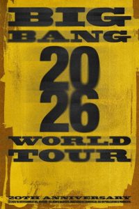 Big Bang Unveils World Tour Poster