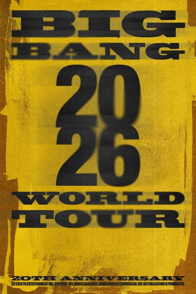Big Bang Unveils World Tour Poster