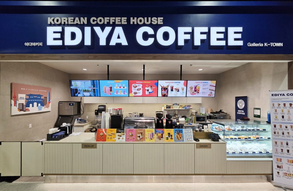 Ediya Coffee Opens First Canadian Store in Toronto