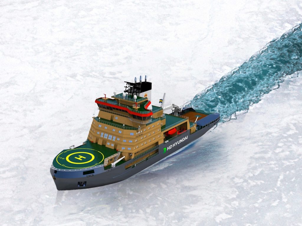 HD Hyundai Heavy: First Icebreaker Export to Sweden