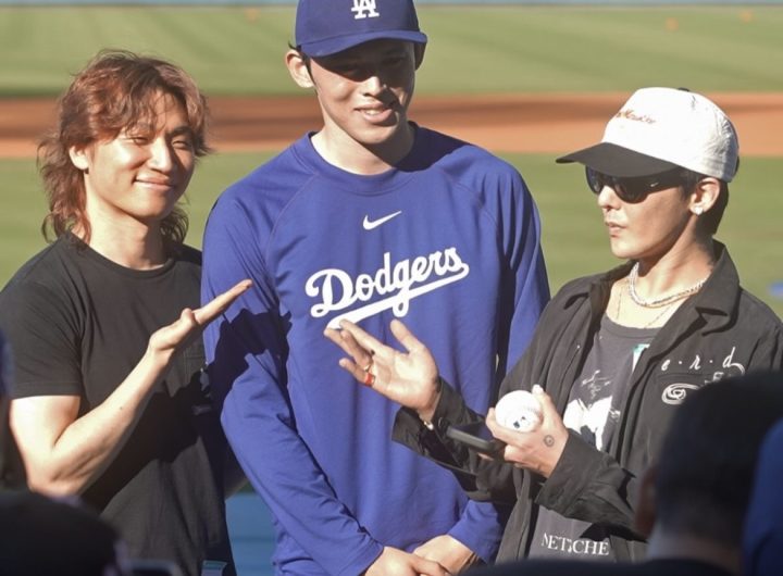 K-Pop BIGBANG Meets Dodgers' Sasaki