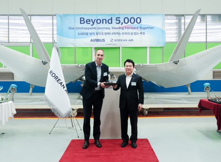 Korean Air Reaches 5,000 A320 Sharklet Deliveries