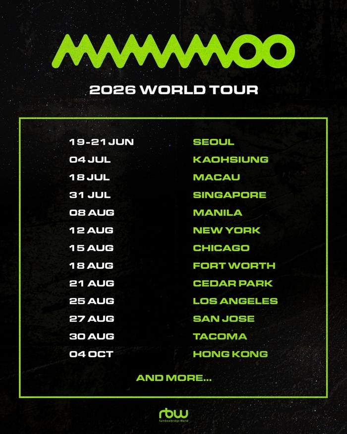 Mamamoo Announces World Tour