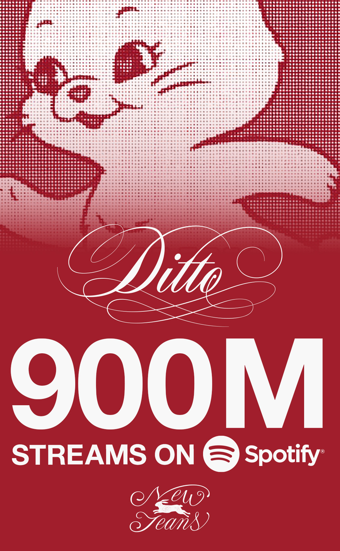 NewJeans' 'Ditto' Hits 900M Spotify Streams