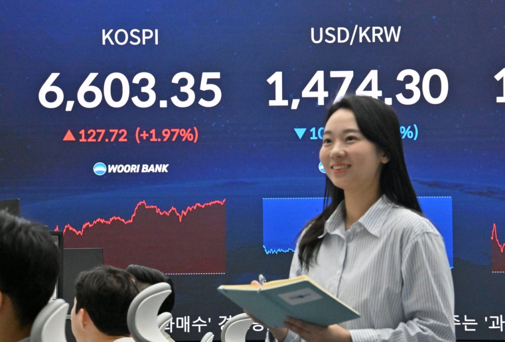 South Korea Market Cap Tops ₩6,000 Trillion on Kospi Rally