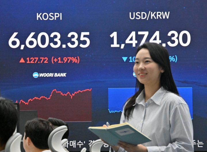 South Korea Market Cap Tops ₩6,000 Trillion on Kospi Rally