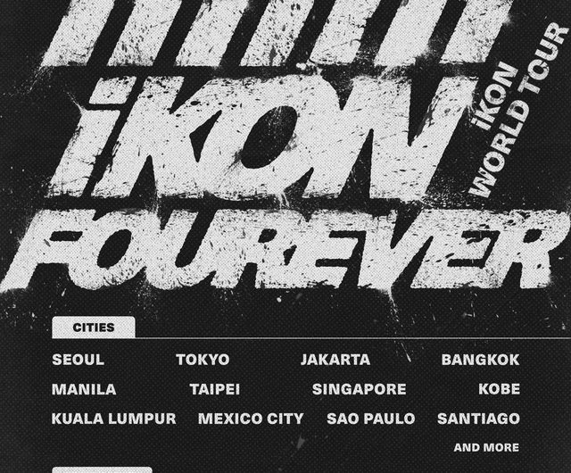 iKON 2023 World Tour Announced: 12 Cities