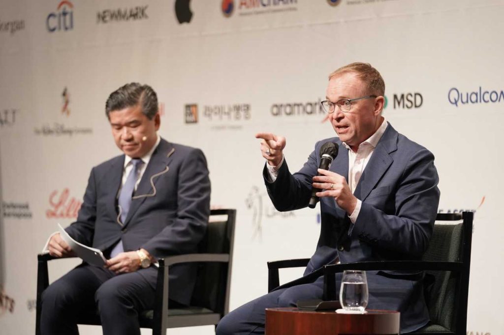 AmCham Korea: Mick Mulvaney on Trump 2.0 Policy Direction