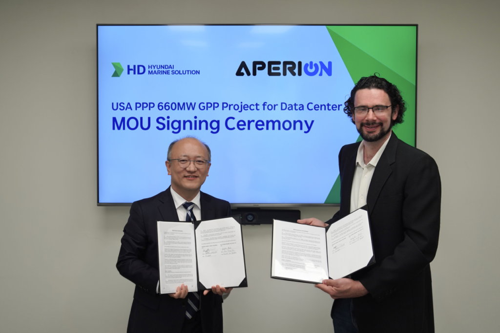 HD Hyundai, Aperion Form Texas Data Center Power Systems Partnership
