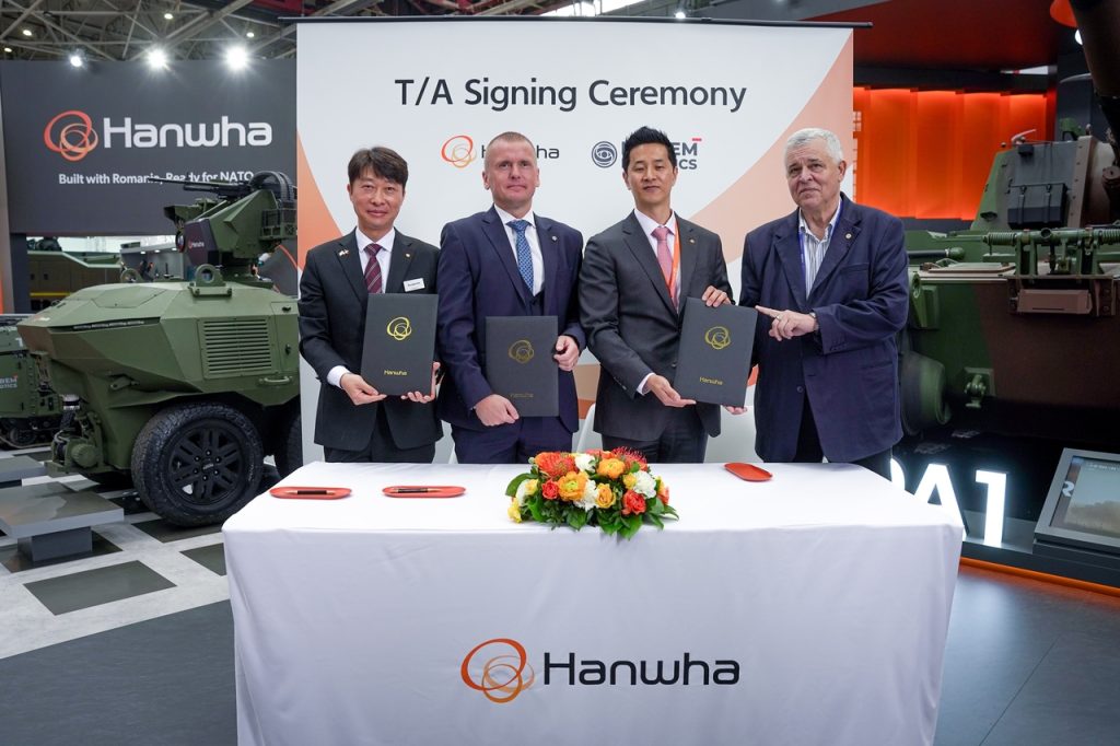 Hanwha Aerospace and Milrem Robotics Partner on Romania Unmanned Vehicle Program