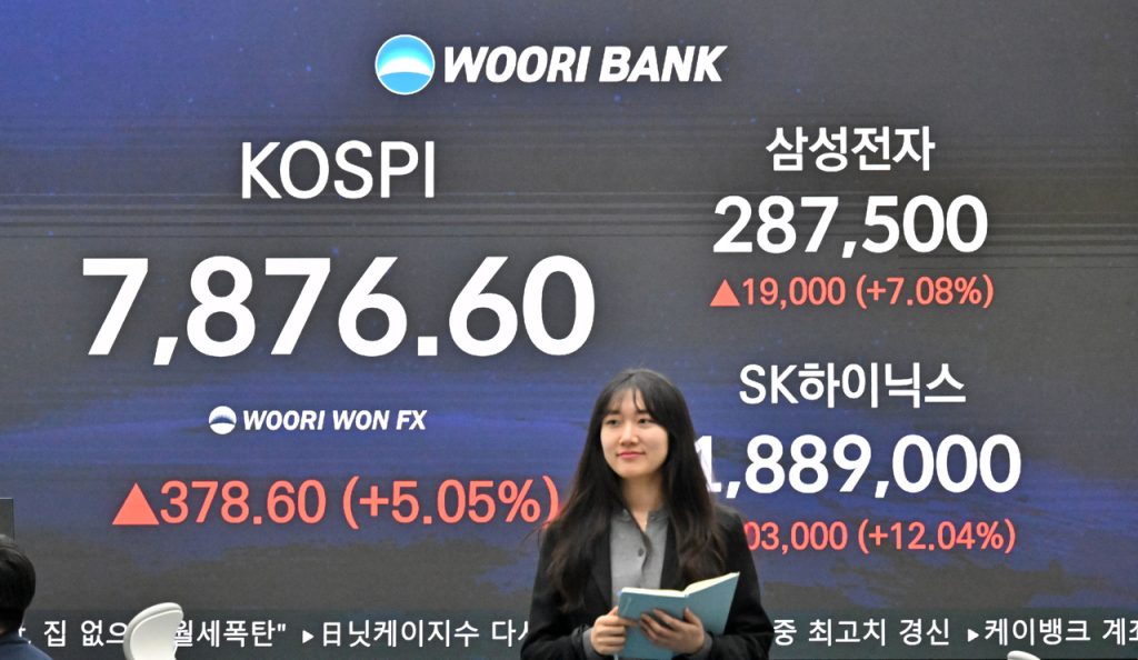 KOSPI Rally Past 7,800 Ignites First 10,000 Point Targets
