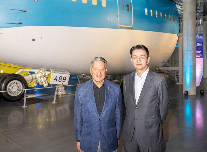 Korean Air Boeing 747 Exhibit at California Science Center
