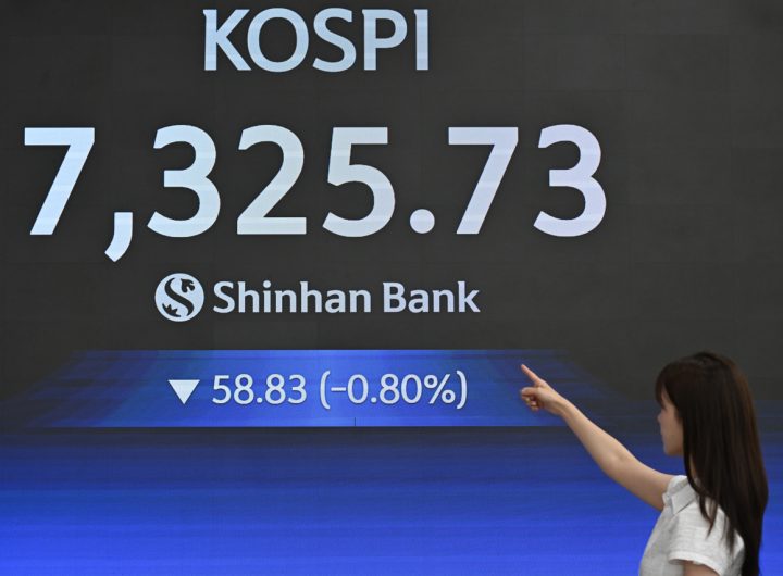 Kospi Consolidates After 7,500 Rally