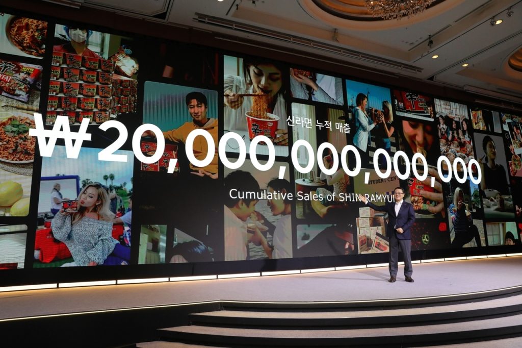 Nongshim Shin Ramyun Sales Surpass W20 Trillion