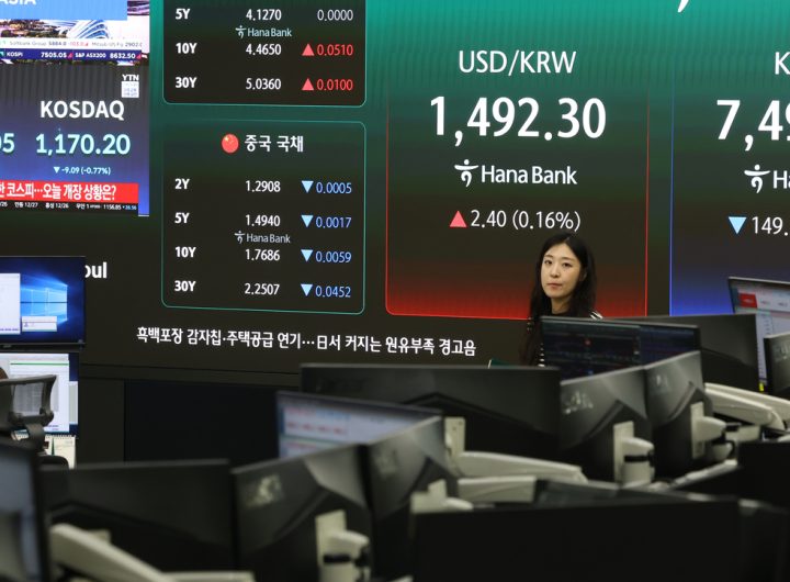 South Korean Won Slides on Middle East Uncertainty