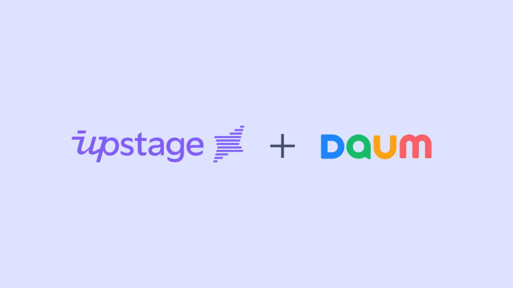 Upstage Finalizes Daum Acquisition