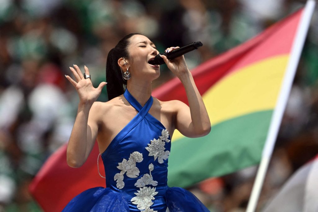 Golden Artist Ejae Performs World Cup Opening in Mexico City