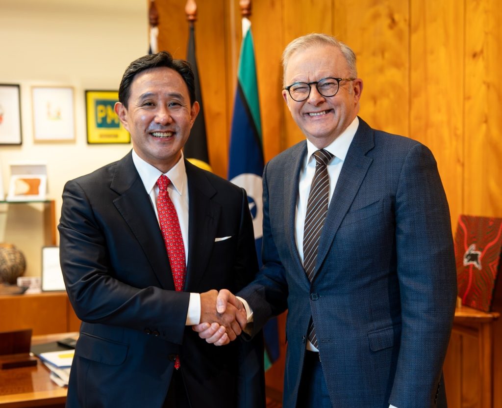 Korea Zinc Chairman, Australia PM Advance Critical Minerals Partnership
