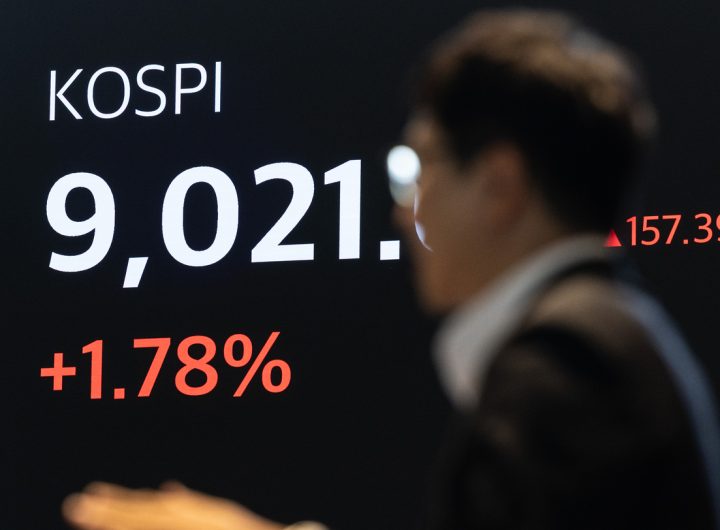 Kospi Hits 9,000 Mark