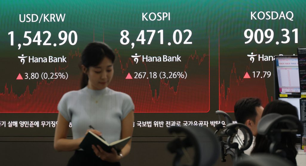 Kospi Rebounds 3.26% on Bargain Hunting Amid Market Volatility