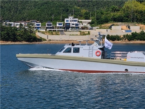 Hanwha Systems Unmanned Surface Vessel Enters Sea Trials