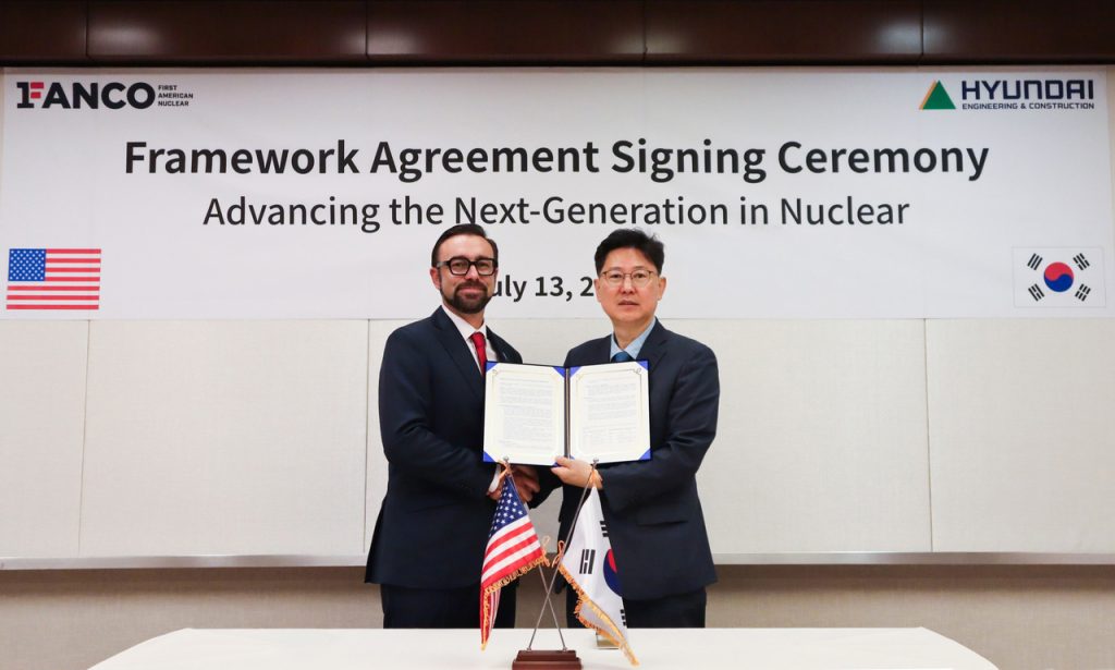 Hyundai E&C Explores US SMR Market via FANCO Partnership