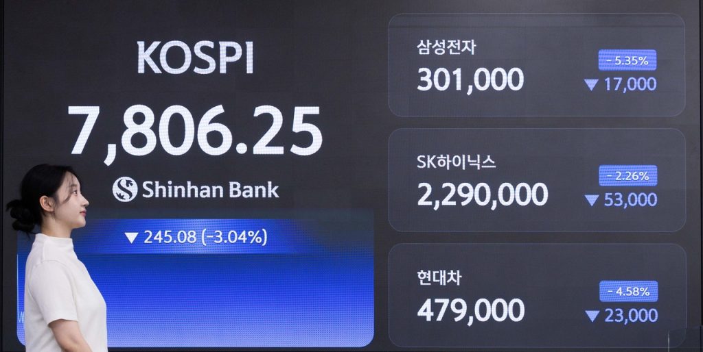 Kospi Plunges: Samsung Record Earnings Not Enough