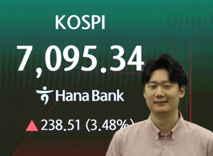 Kospi Surges to 7,000 Driven by Foreign Buying