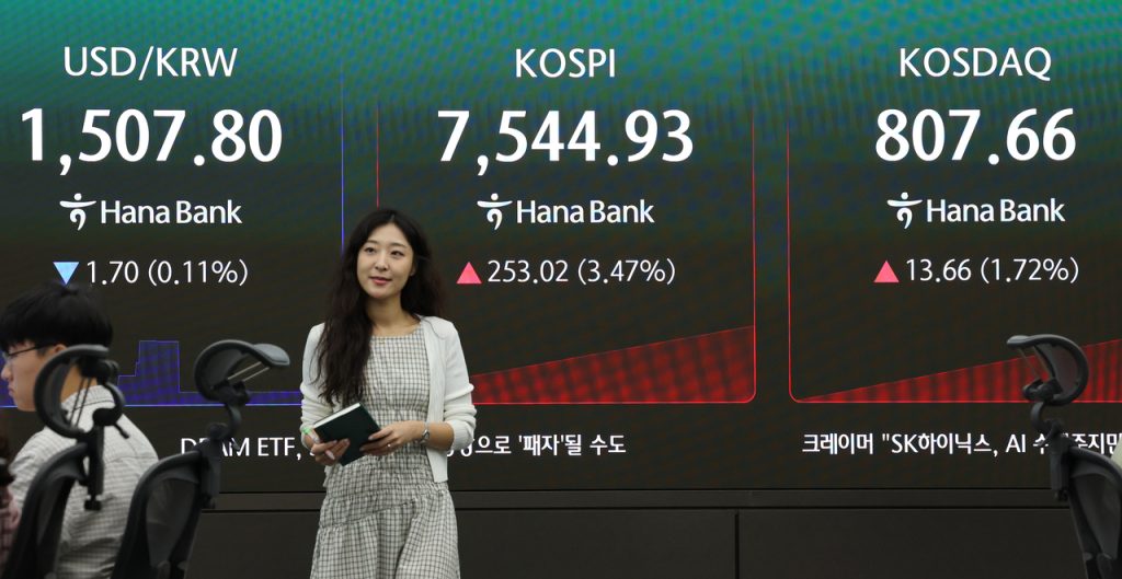 Seoul Stocks Jump on Tech Gains
