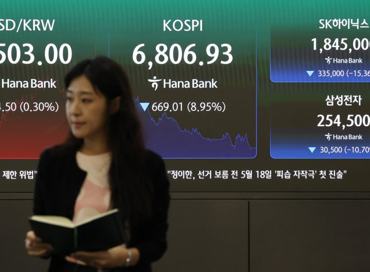 Seoul Stocks Plunge 9% on Tech Losses Amid Middle East Tensions